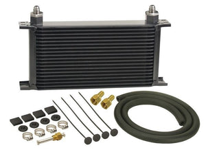 Derale DP13403 10000 Series Transmission Cooler 13403, 19 Row 13"W X 7-5/16"H X 2"T