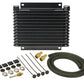 Derale DP13613 9000 Transmission Cooler , 1/2" NPT 10.125"L X 8.875"H X 1.25"T
