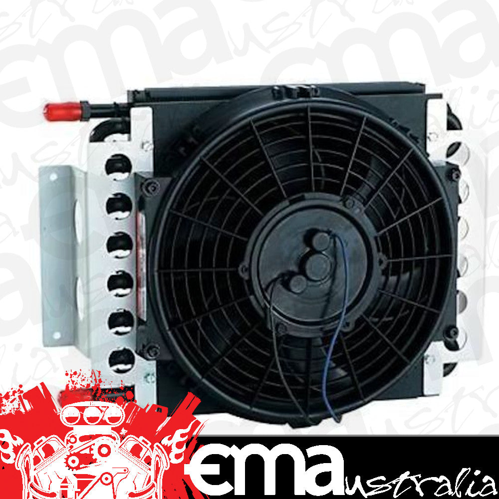 Derale DP13700 Performance Electra-Cool Fluid Cooler 11.5" X 15.7.5" X 5" Fan 10"