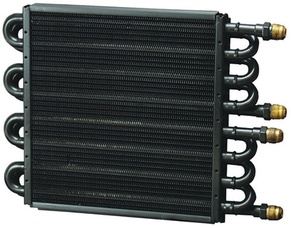 Derale 15301 8 & 8 Pass Dual Circuit Electra-Cool Replacement Cooler, -8AN