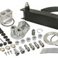 Derale DP15651 Stacked Plate 10 Row Engine Oil Cooler Kit 13"L X 4-9/16"H X 2"W