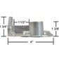 Derale DP15651 Stacked Plate 10 Row Engine Oil Cooler Kit 13"L X 4-9/16"H X 2"W
