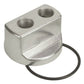Derale DP15703 Standard Series Engine Spin-On Adapter 3/4"-16 Thread 1/2" Ports