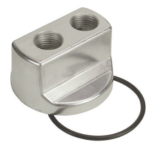 Derale DP15704 Standard Series Engine Spin-On Adapter 18X1.5Mm Thread 1/2" Ports