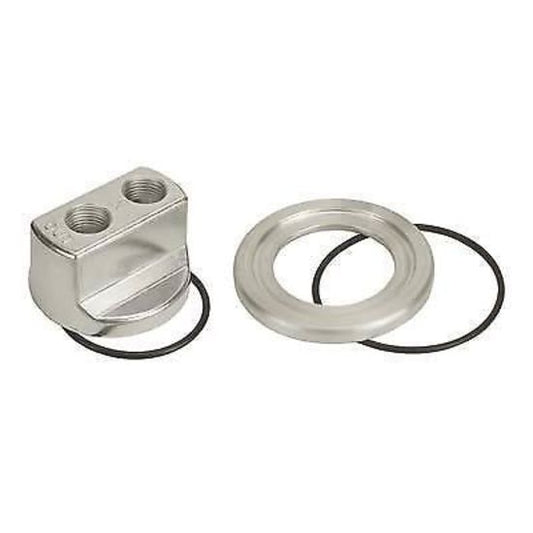 Derale DP15705 Standard Series Engine Spin-On Adapter 13/16"-16 Thread 1/2" Port