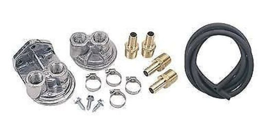 Derale DP15716 Oil Filter Relocation Kit Gm 13/16-16" Engine Threads