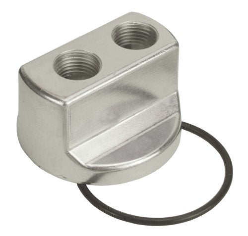 Derale DP15724 Standard Series Engine Spin-On Adapter 22 X 1.5Mm Engine Thread Size , 1/2&Quot NPT Ports