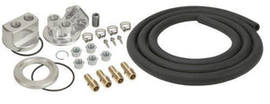 Derale DP15748 Universal Engine Oil Filter Relocation Kit Single Filter