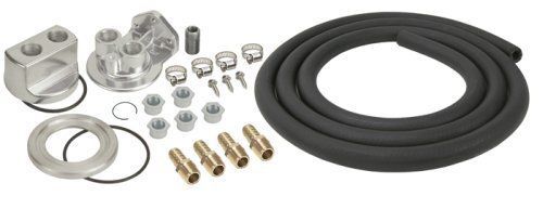 Derale DP15748 Universal Engine Oil Filter Relocation Kit Single Filter