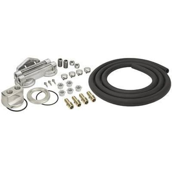 Derale DP15749 Dual Mount Side Ports Universal Oil Filter Relocation Kit