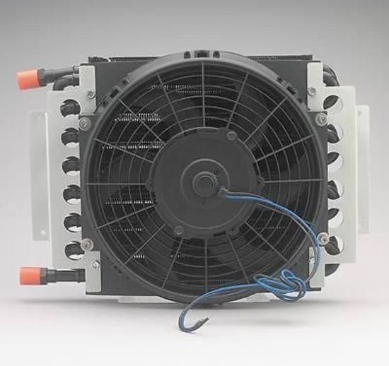 Derale DP15800 Performance Electra-Cool Fluid Cooler 11.5" X 15.75" X5" Fan 10"