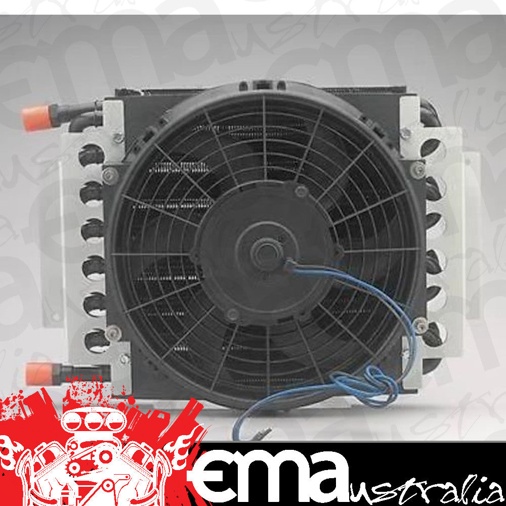 Derale DP15800 Performance Electra-Cool Fluid Cooler 11.5" X 15.75" X5" Fan 10"
