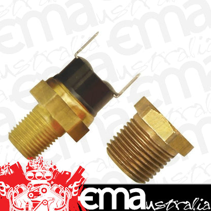 Derale 16730 180Â°F Fan Switch Thermostat Kit, 1/8" & 3/8" NPT