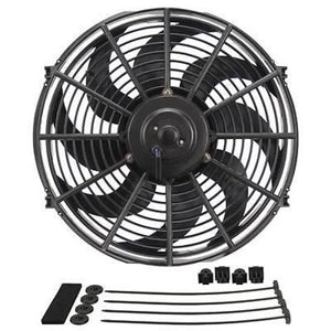 Derale Cooling Products DP18914 Dyno-Cool 14" Curved Blade Electric Thermo Fan 1230Cfm Reversable