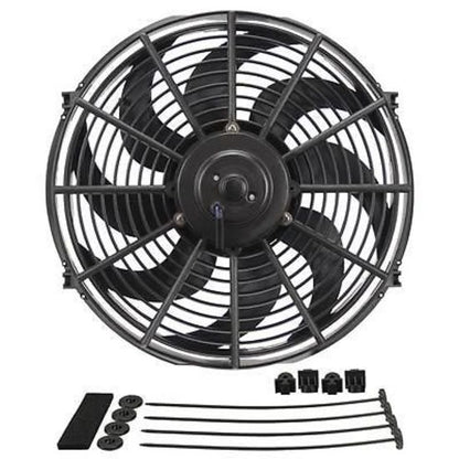 Derale 18916 16" Dyno-Cool Curved Blade Electric Fan