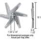 Derale DP19118 High Performance S/Steel Flex Fan Clockwise Rotation 18" Diameter 19118
