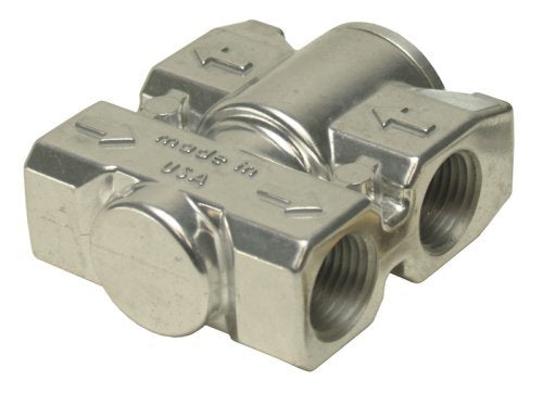 Derale DP25719 Fluid Control Thermostat 1/2"NPT Inlet / Outlet Ports, Fittings Not Included