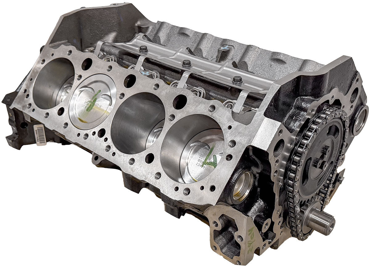GM S/B Chev 383ci Crate Engine, Short Block 3/4 Engine