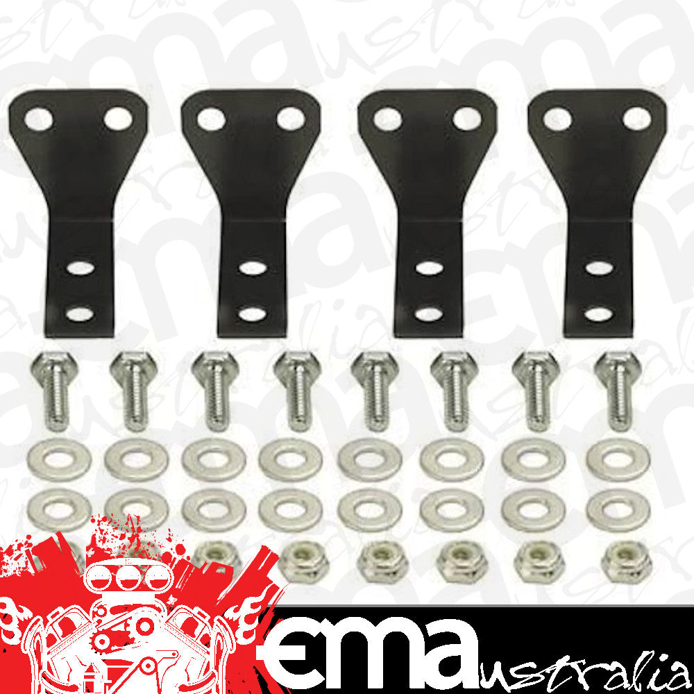 Derale 50020 Stack Plate Cooler 4 Way Mount Bracket Kit