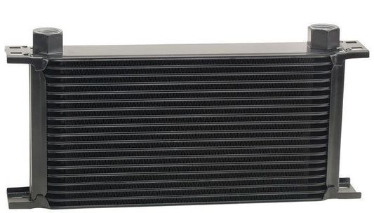 Derale DP51978 Stacked Plate 19 Row Fluid Cooler , 13" L X 6-7/16" H X 2" W Black