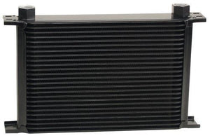 Derale DP52578 Stacked Plate 25 Row Fluid Cooler 13" L X 8-5/16" H X 2" W Black