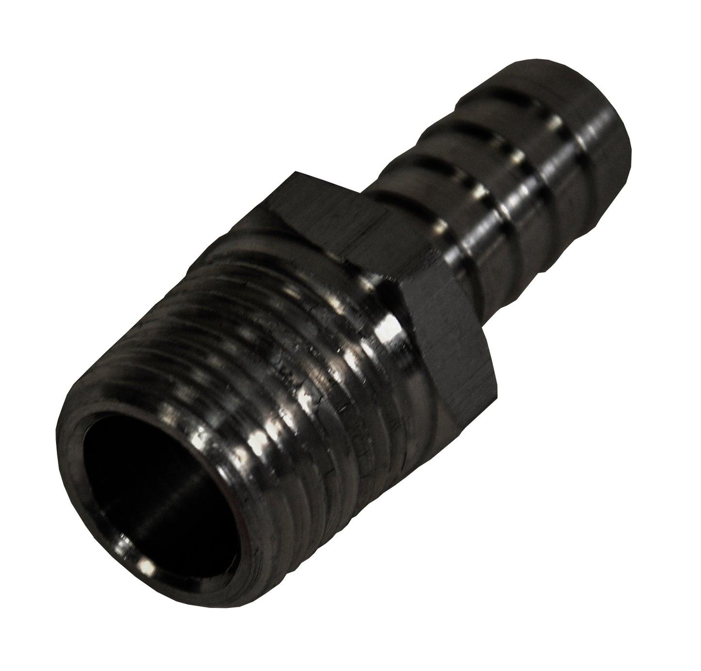 Derale DP98103 Straight NPT Hose Barb Fitting 1/2" NPT Male To 1/2" Barb