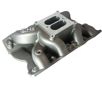 CHI Intake Manifold Ford Cleveland, 225cc, Aluminium, 3V Cyl Heads, CHI, Proflow, Dual Plane  (CHI-INT3V225DPH9.2C)