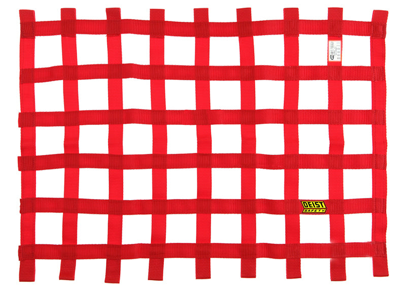 Deist Safety DS35013R Red Window Net 18" x 24" 1" Webbing