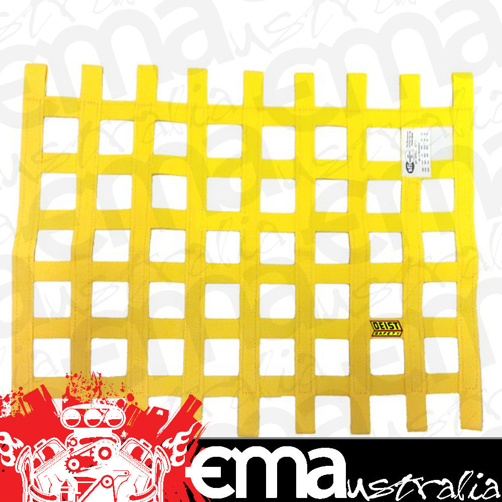 Deist Safety DS35013Y Yellow Window Net 18" x 24" 1" Webbing