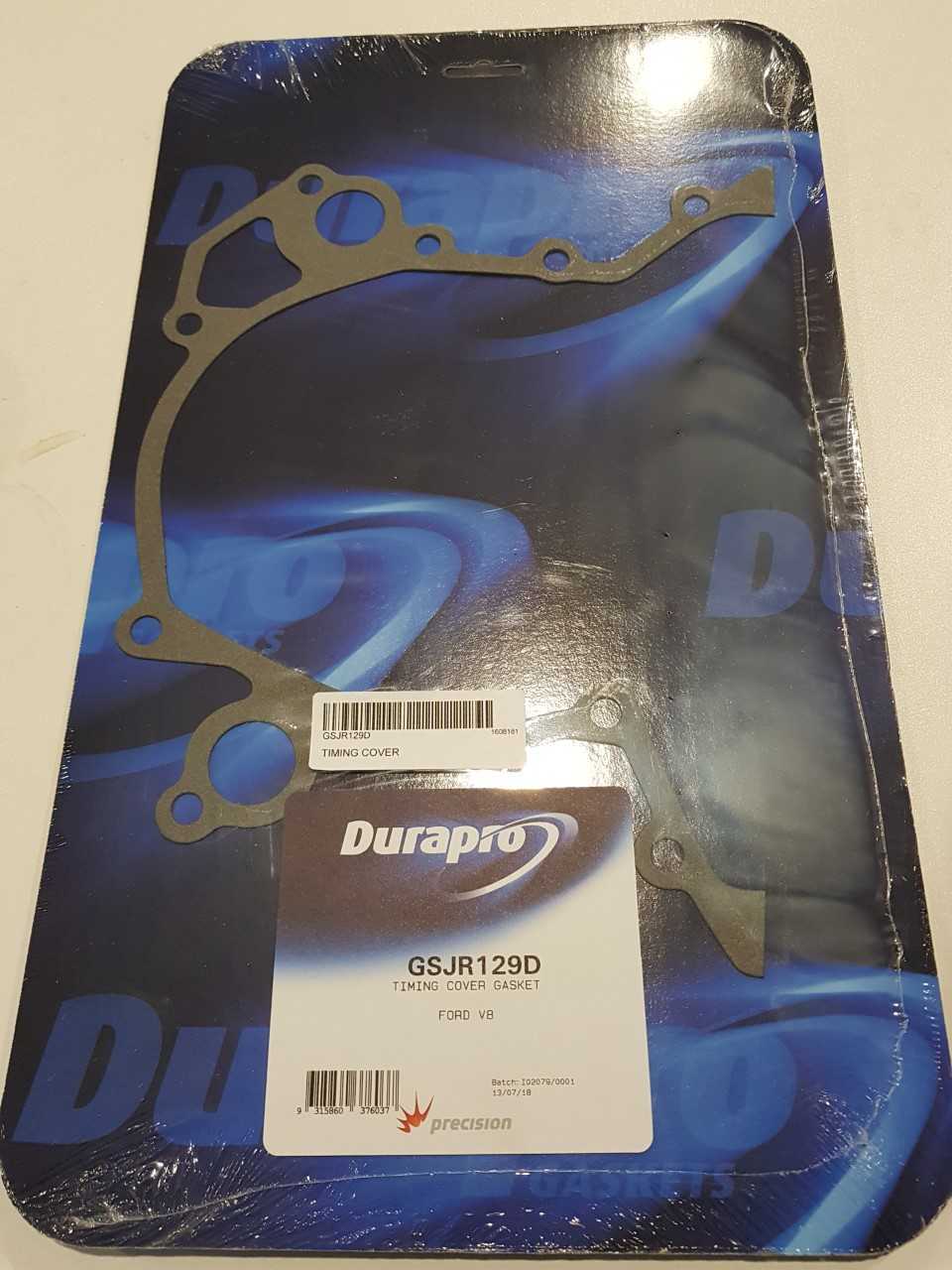 Durapro GSJR129D Ford 260 289 302 V8 Windsor Timing Cover Gasket