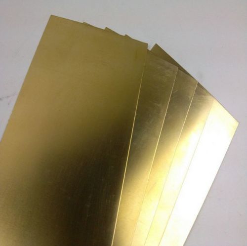 Durapro GSMP6005D Brass Shim Assortment 5 X Sheets 300 X 150 Mm