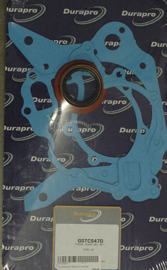 Durapro GSTCS47D Timing Cover Gasket & Seal Kit Ford 302 Windsor Efi