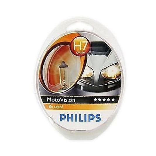 Popular Late Model Motorcycles Motovision Motorcycle Globes 55W H7 Philips E7412972MVS1