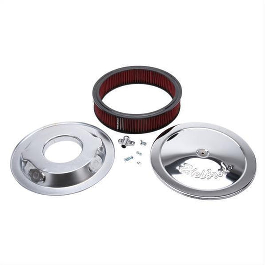 Edelbrock ED1206 Pro-Flo Series 14" Dropped Base Chrome Air Cleaner