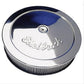 Edelbrock 1207 Pro-Flo Chrome 14" Round Air Cleaner with 3" Paper Element