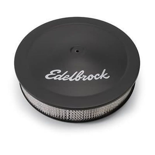 Edelbrock ED1223 Pro-Flo Series 14" x 3" Air Cleaner Assembly w/ 5-1/8" Neck