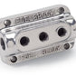 Edelbrock ED12851 Fuel Distribution Block 3 x 1/4" Outlets 1 x 3/8" Inlet Polished