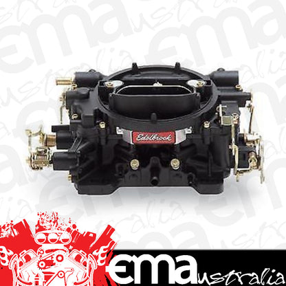 Edelbrock 14073 Performer Series 750 CFM Carburetor with Manual Choke in Black (non-EGR)