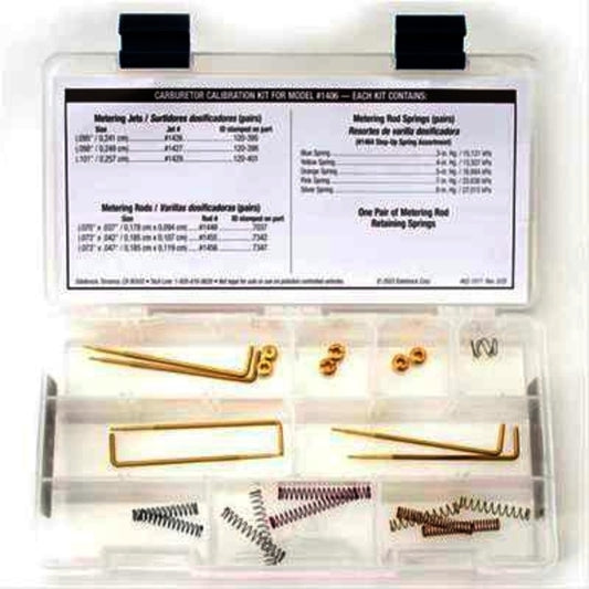 Edelbrock ED1486 Calibration Kit for Performer & Thunder Series Carburettors for ED1403, ED1404, ED1801, ED1802, ED1803, ED1804 ED1486