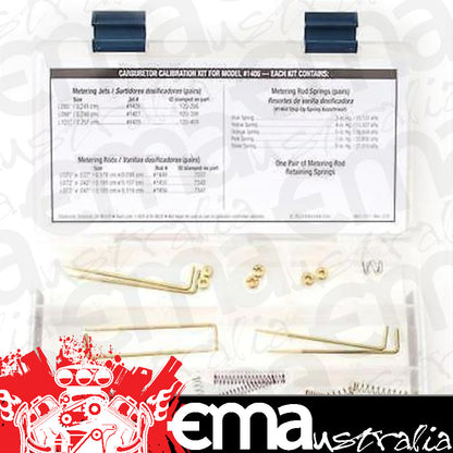 Edelbrock 1487 Performer Series Calibration Kit for #1406 Carburetors
