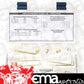Edelbrock Performer Series 1411 Carburetor Calibration Kit for Carburettors suit ED1411 Edelbrock ED1489
