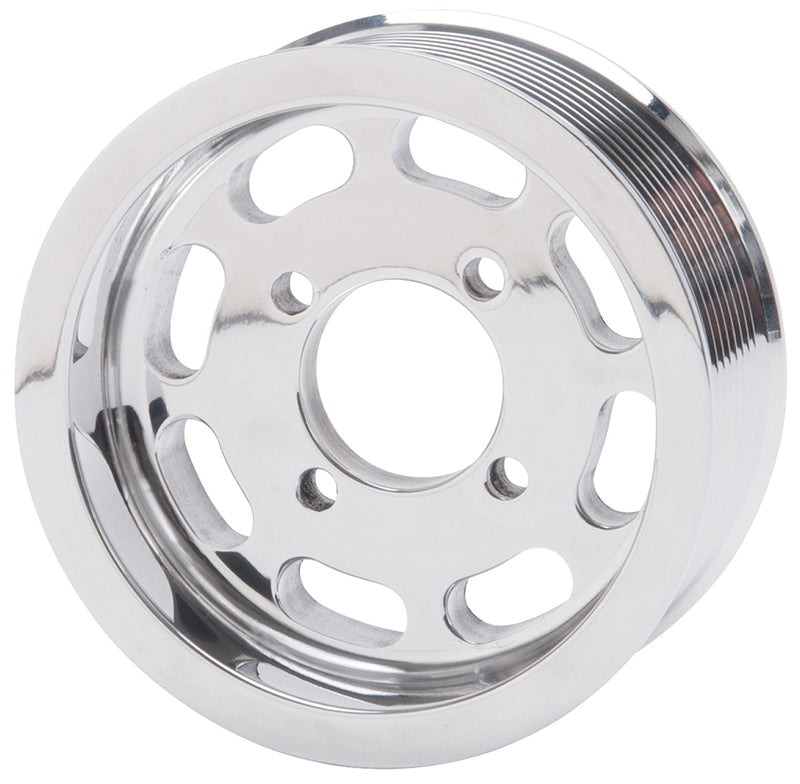 Edelbrock ED15842 10-Rib Blower Pulley, 4.125"