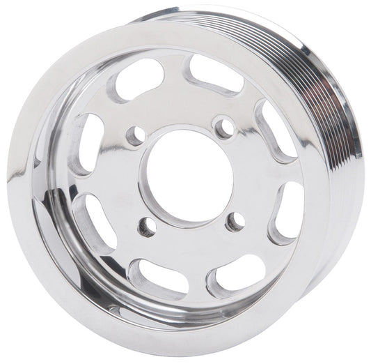 Edelbrock ED15842 10-Rib Blower Pulley, 4.125"