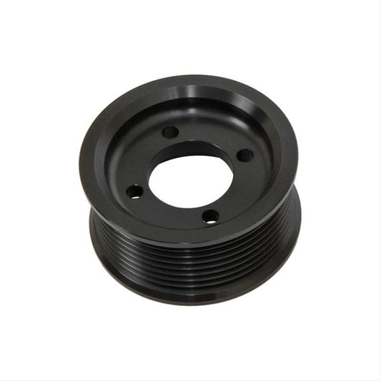 Edelbrock ED15872 E-Force Competition Supercharger Pulley Black, Serpentine 8-Groove, 3" Diameter