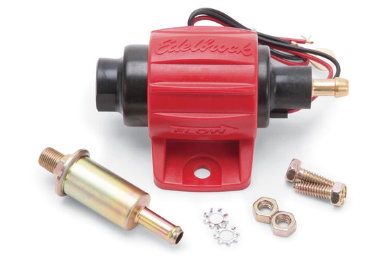 Edelbrock ED17303 Universal Micro-Electric External Fuel Pump 12V 30 GPH /114 LP