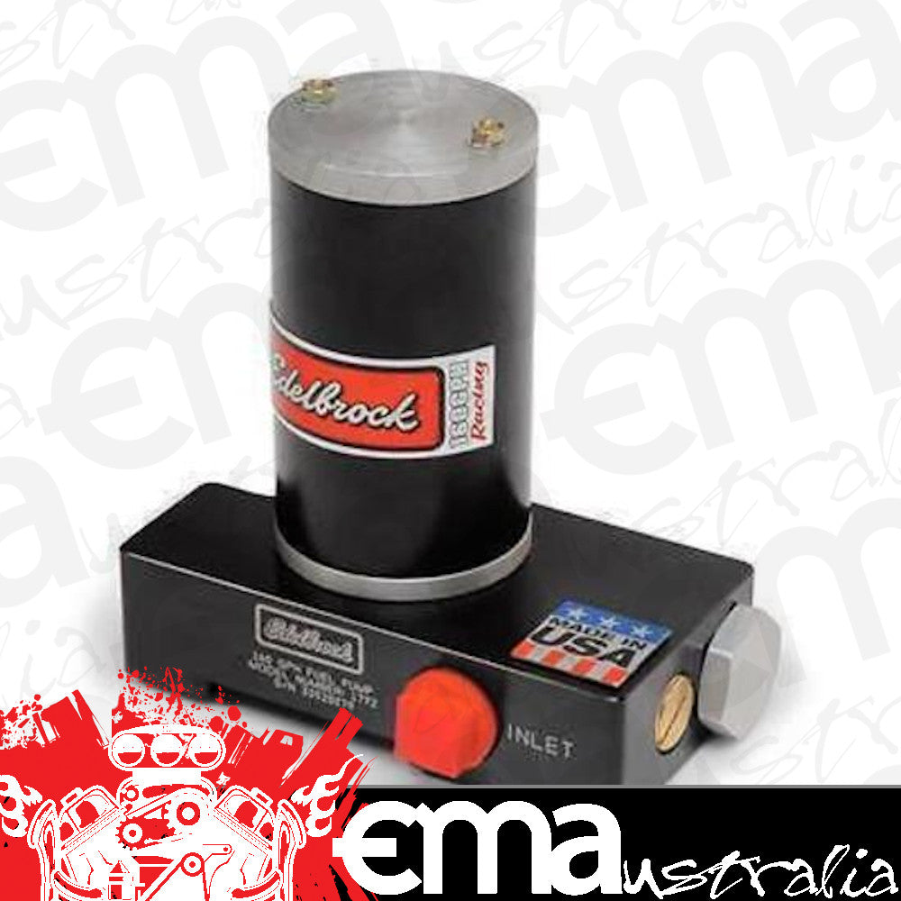 Edelbrock 1792 Quiet-FloÃ¢â€žÂ¢ In-Line Black Electric Fuel Pump - 160 GPH