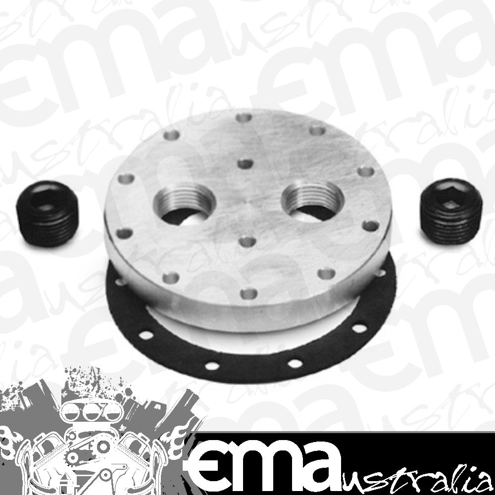 Edelbrock ED1798 Bottom Feed Fuel Pump Plate Kit 1/2" NPT ED1798