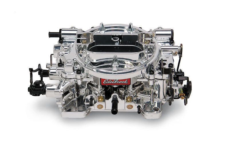 Edelbrock ED18044 Edelbrock 500CFM Thunder AVS Series Carburetor Man Choke Endurashine ED18044
