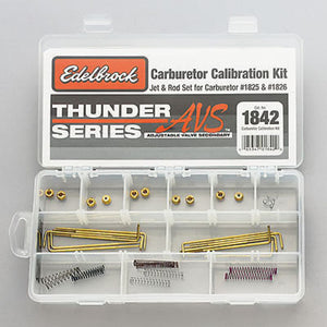 Edelbrock Thunder Series AVS 1825/1826 Carburetors CARBURETOR CALIBRATION KIT SUITS 1825 1826 CARBS Edelbrock ED1842