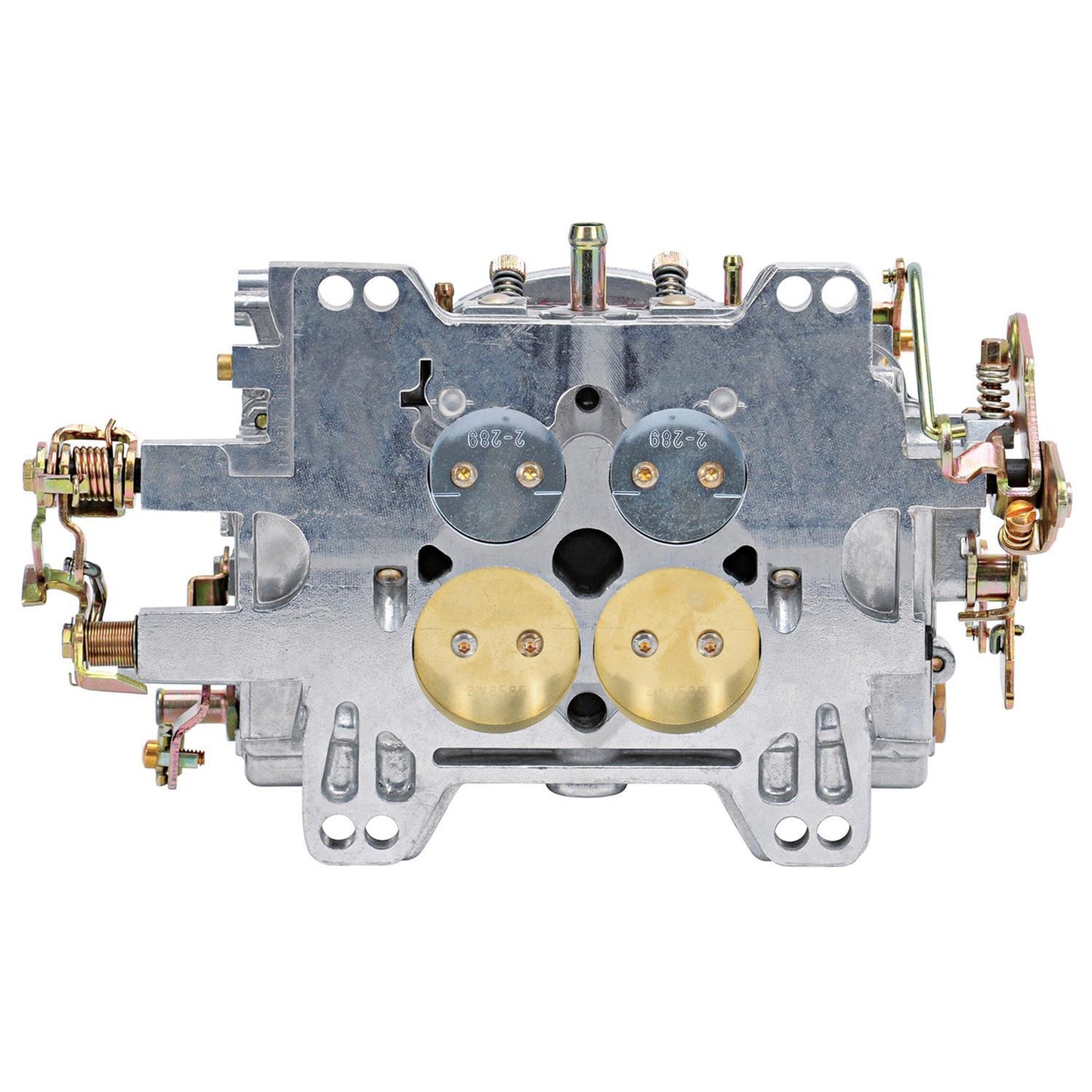 Edelbrock ED1915 AVS2 Series Carburetor 650 CFM 4-Barrel Square Bore Manual Choke Annular Boosters Offroad Spring-Loaded Needle and Seat Satin